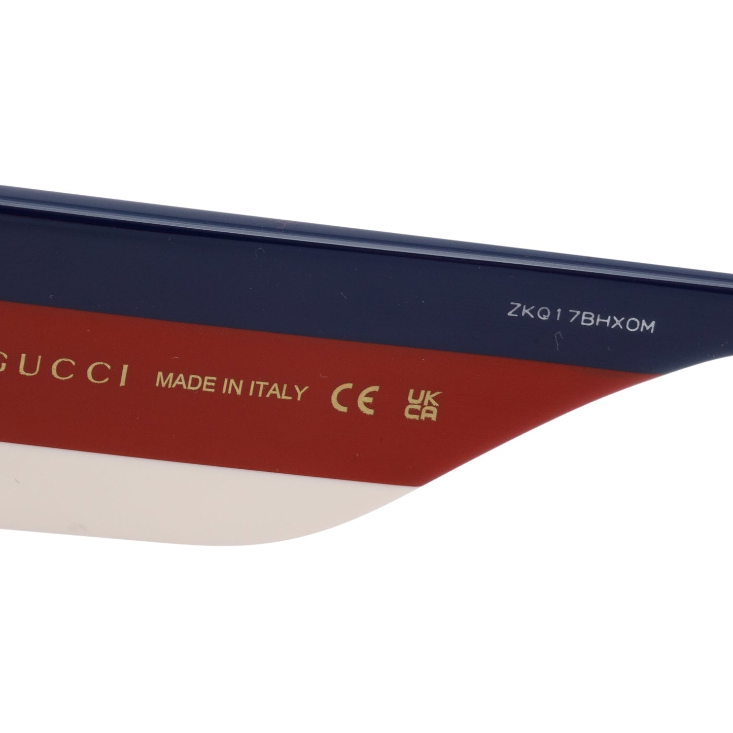 Gucci GG0275S Black & Web Acetate Interlocking G Cat-Eye Sunglasses