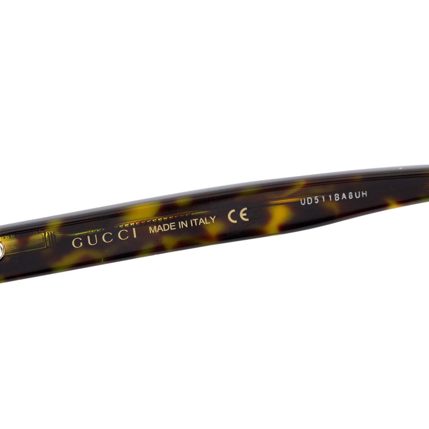 Gucci GG0326S Havana Acetate Square Frame Sunglasses