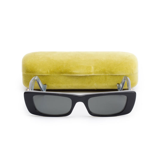 Gucci GG0516/S Black Acetate Interlocking G Oval Sunglasses