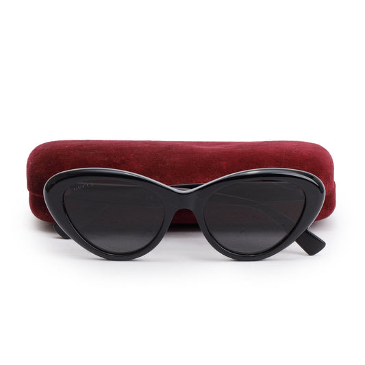 Gucci GG1170S Black Acetate Cat Eye Sunglasses