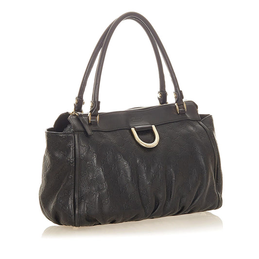 Gucci Guccissima Abbey D-Ring Shoulder Bag (SHG-31680)