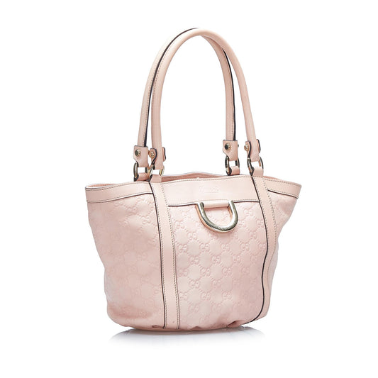 Gucci Guccissima Abbey D-Ring Shoulder Bag (SHG-MoSqTJ)