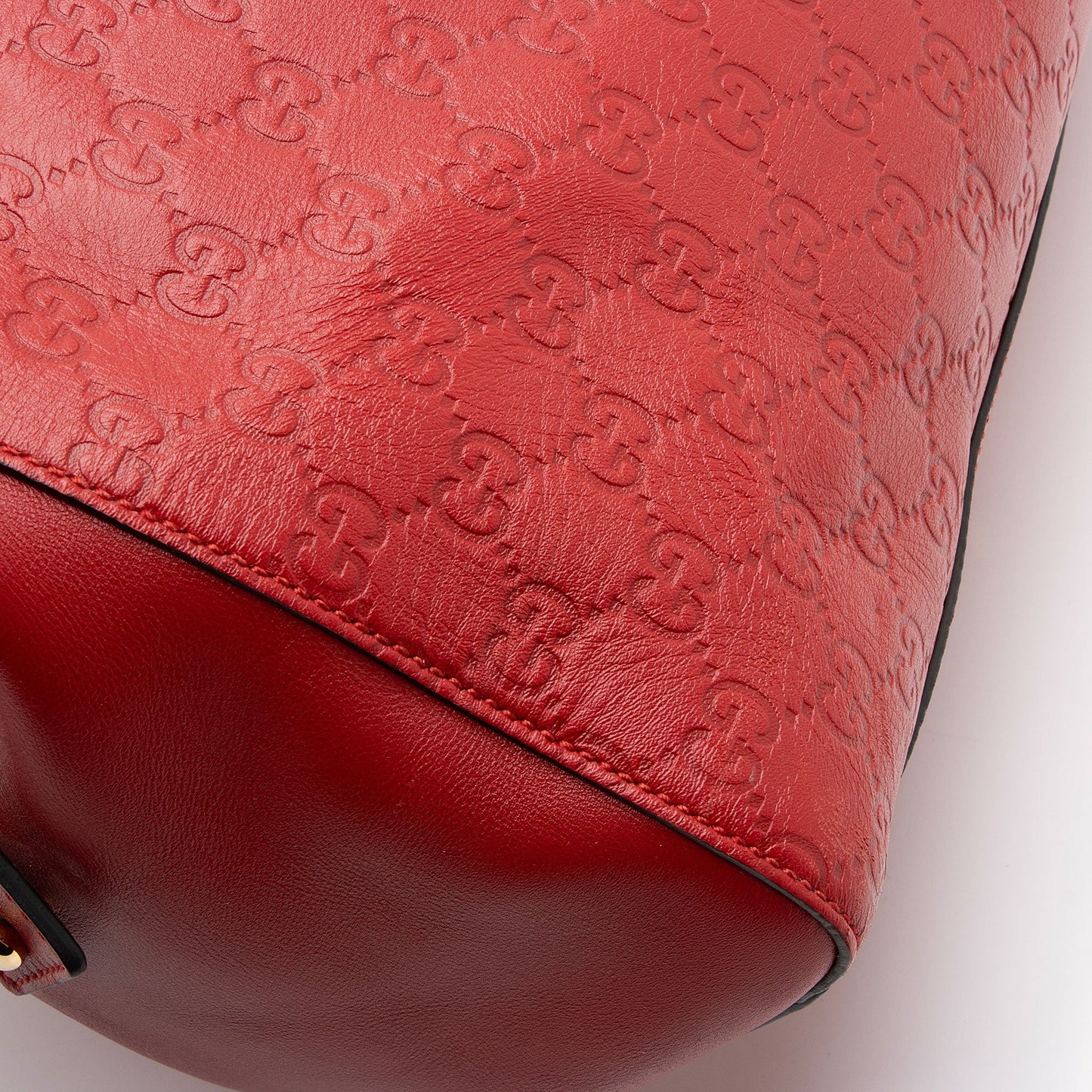 Gucci Guccissima Leather Chain Large Shoulder Bag