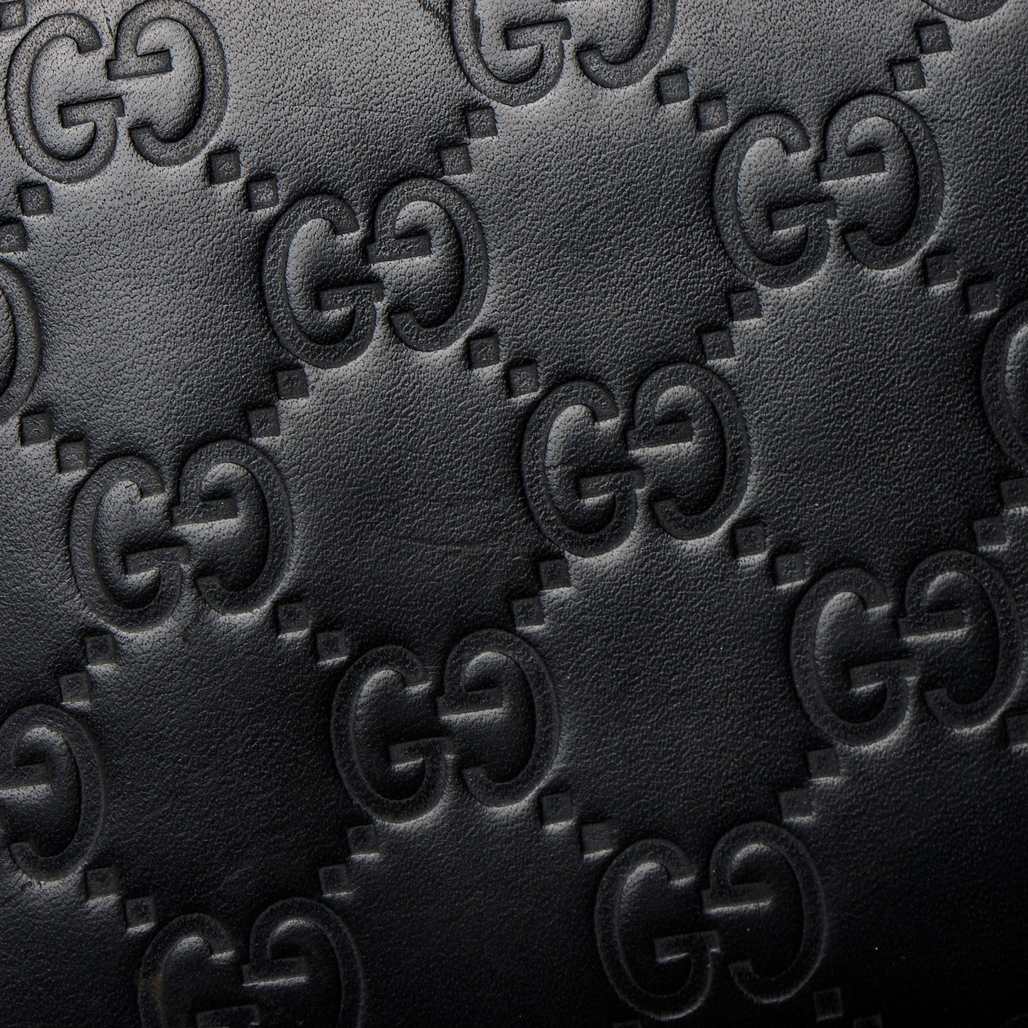 Gucci Guccissima Leather Signature Zip Around Wallet
