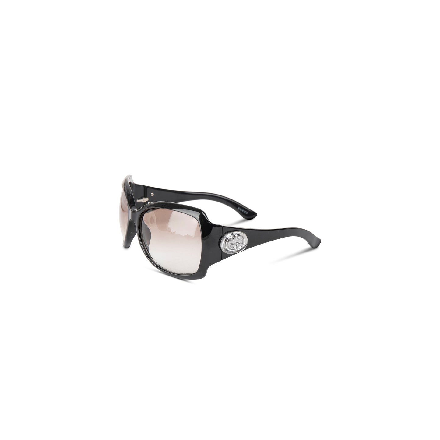 Gucci Interlocking G Logo Shield Sunglasses