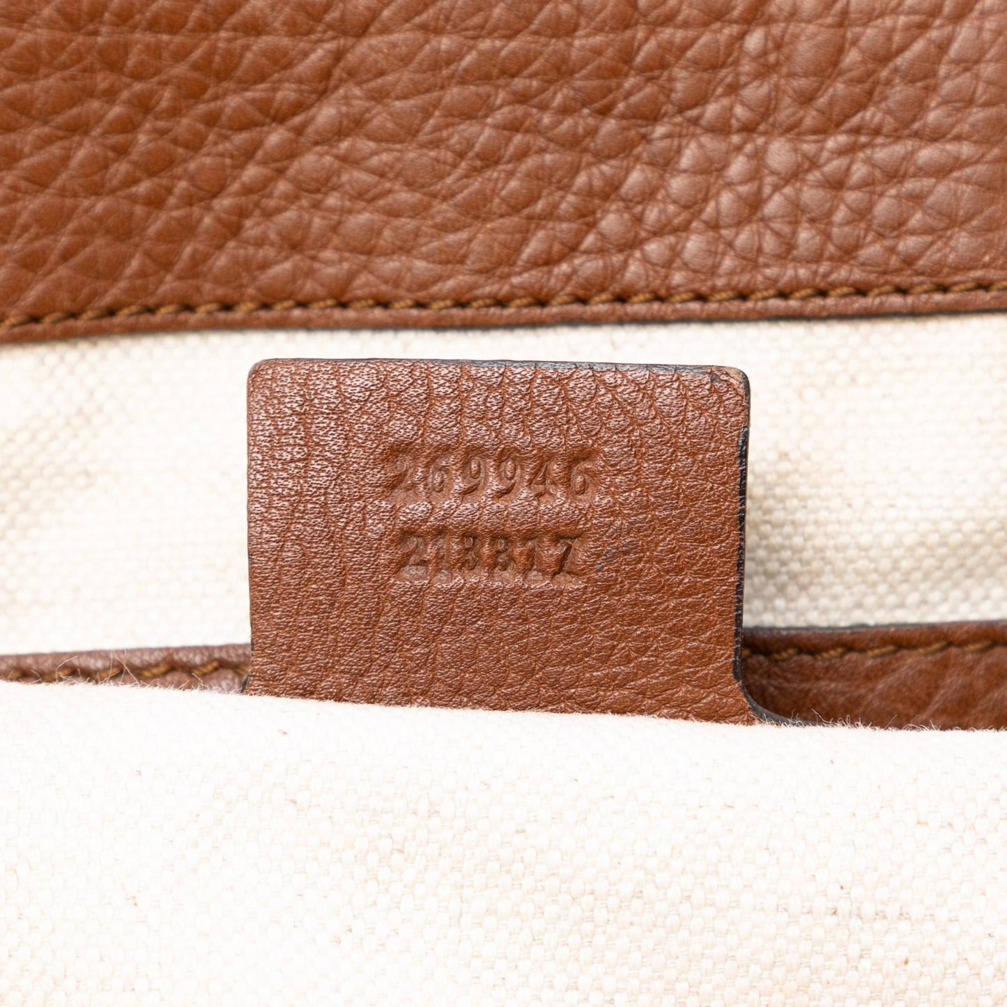 Gucci Large GG Canvas Bella Satchel