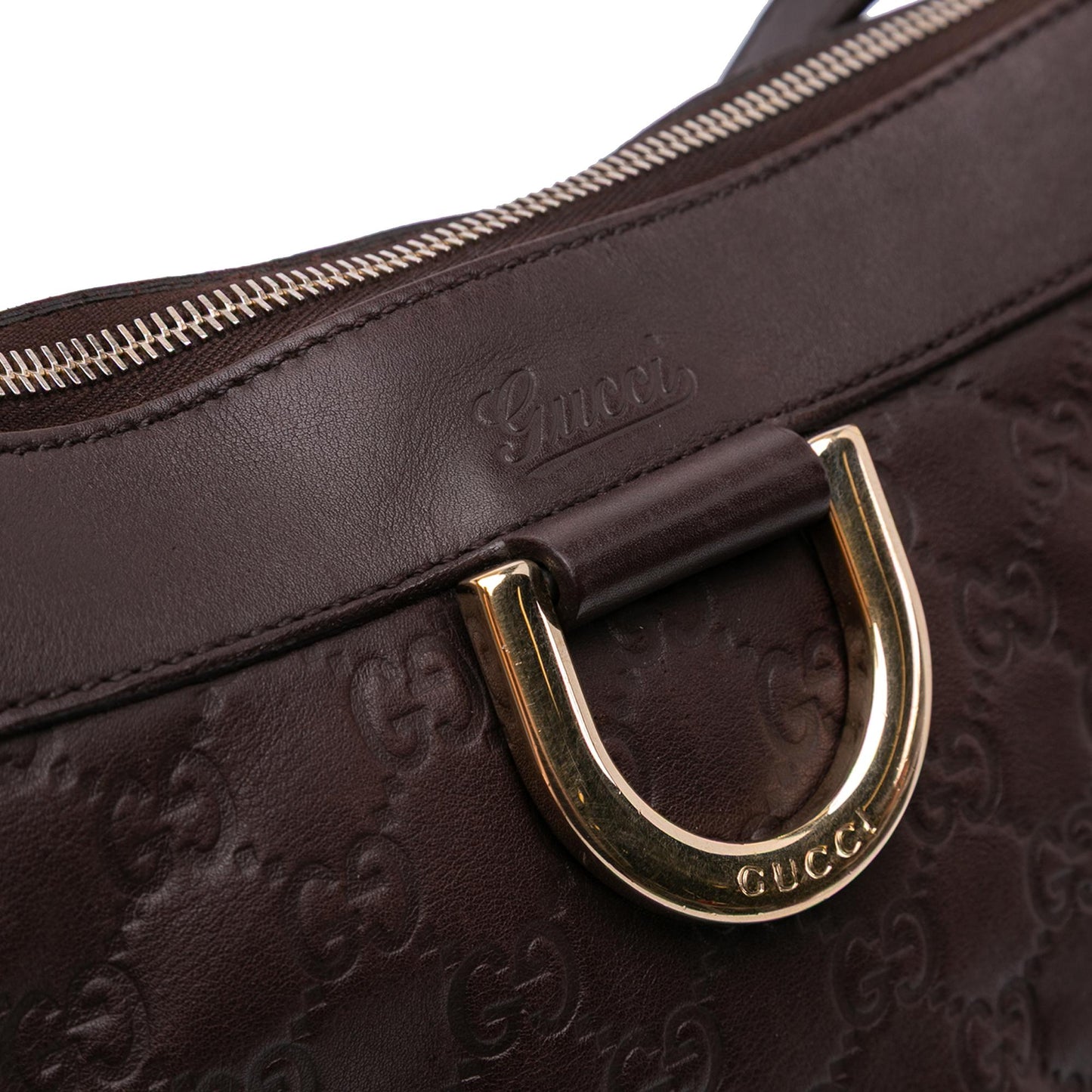 Gucci Large Guccissima Abbey D Ring Crossbody
