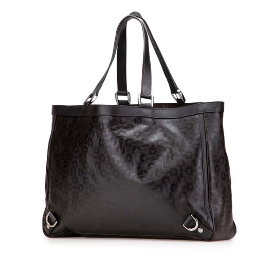 Gucci Leather Abbey D Ring Horsebit Tote