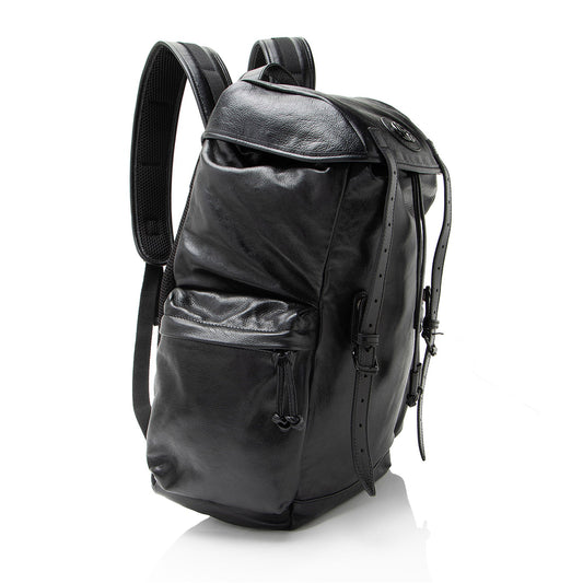 Gucci Leather Double G Backpack