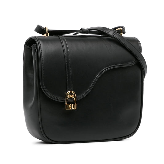 Gucci Leather Equestrian Crossbody (SHG-mxa1tl)