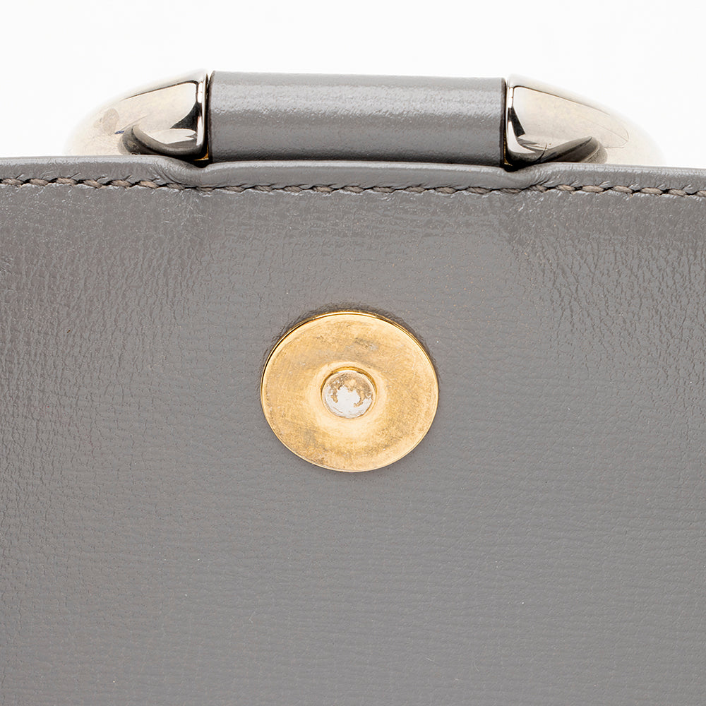 Gucci Leather GG Ring Medium Shoulder Bag - FINAL SALE (SHF-19440)