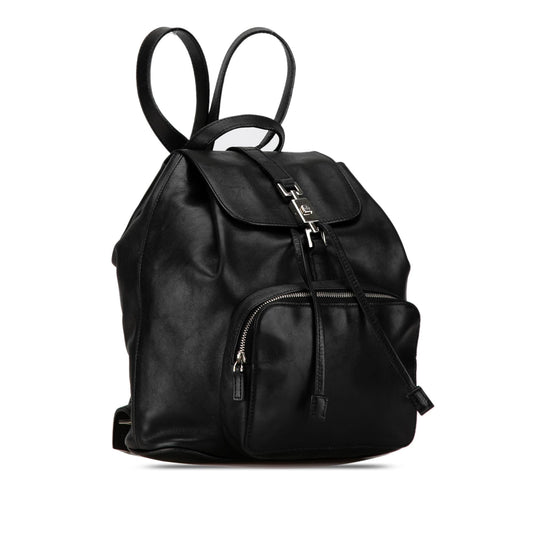 Gucci Leather Jackie Backpack (SHG-VVWUKO)
