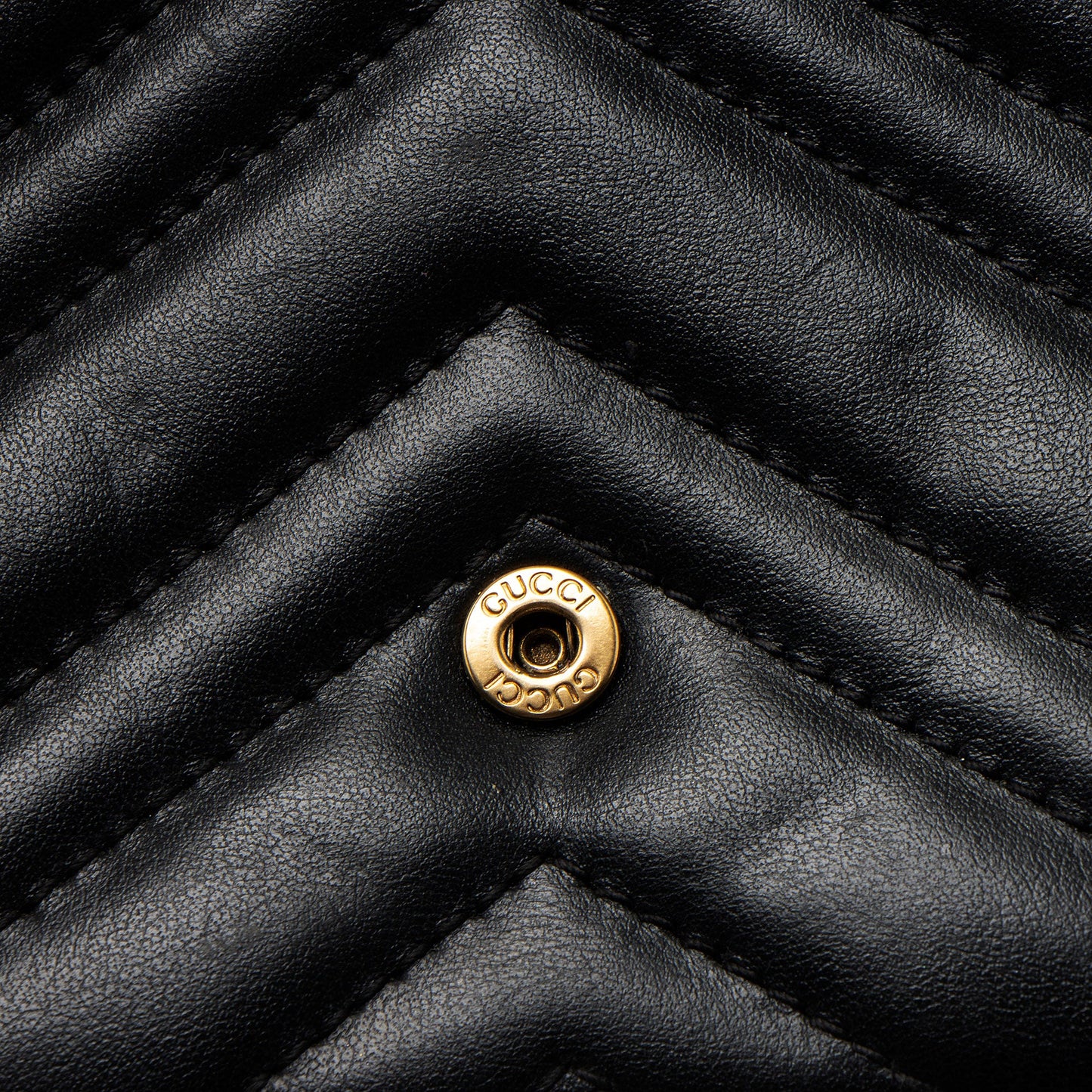 Gucci Matelasse Leather GG Marmont Wallet on Chain