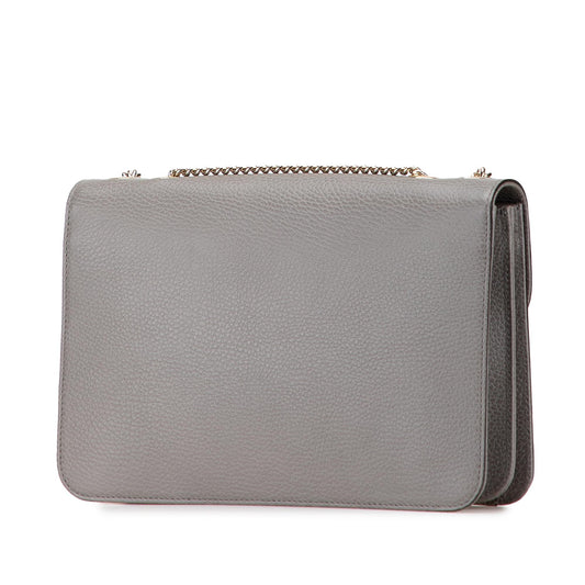Gucci Medium Dollar Calfskin Interlocking G Crossbody