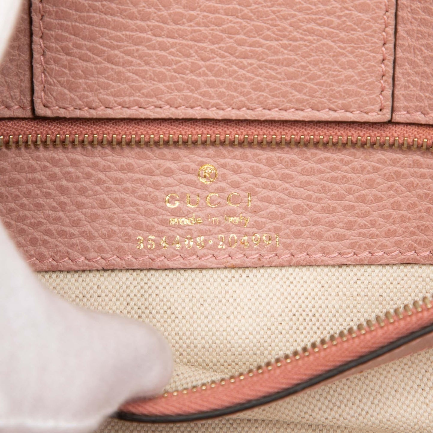 Gucci Medium Dollar Calfskin Swing Tote