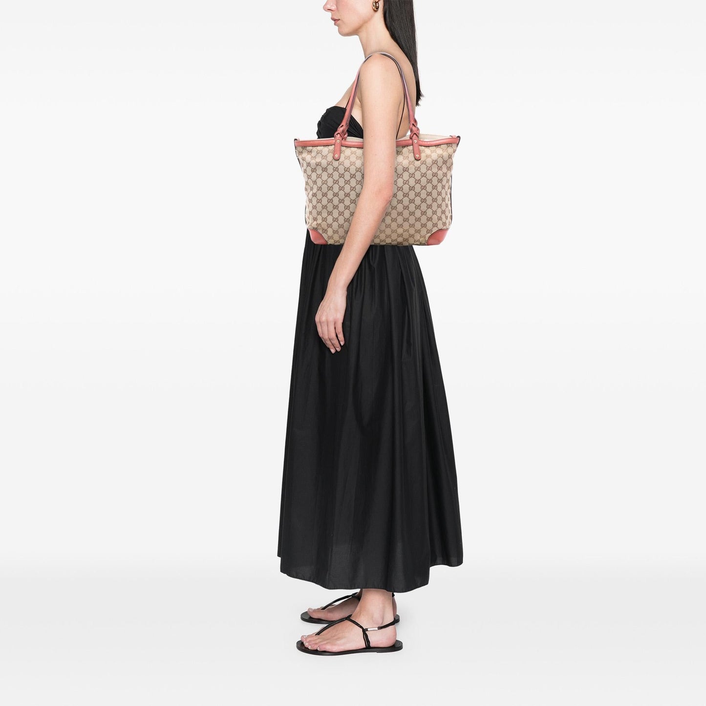 Gucci Medium GG Canvas Craft Tote