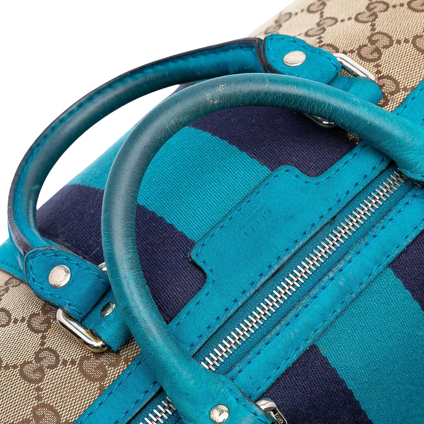 Gucci Medium GG Canvas Web Joy Boston Bag