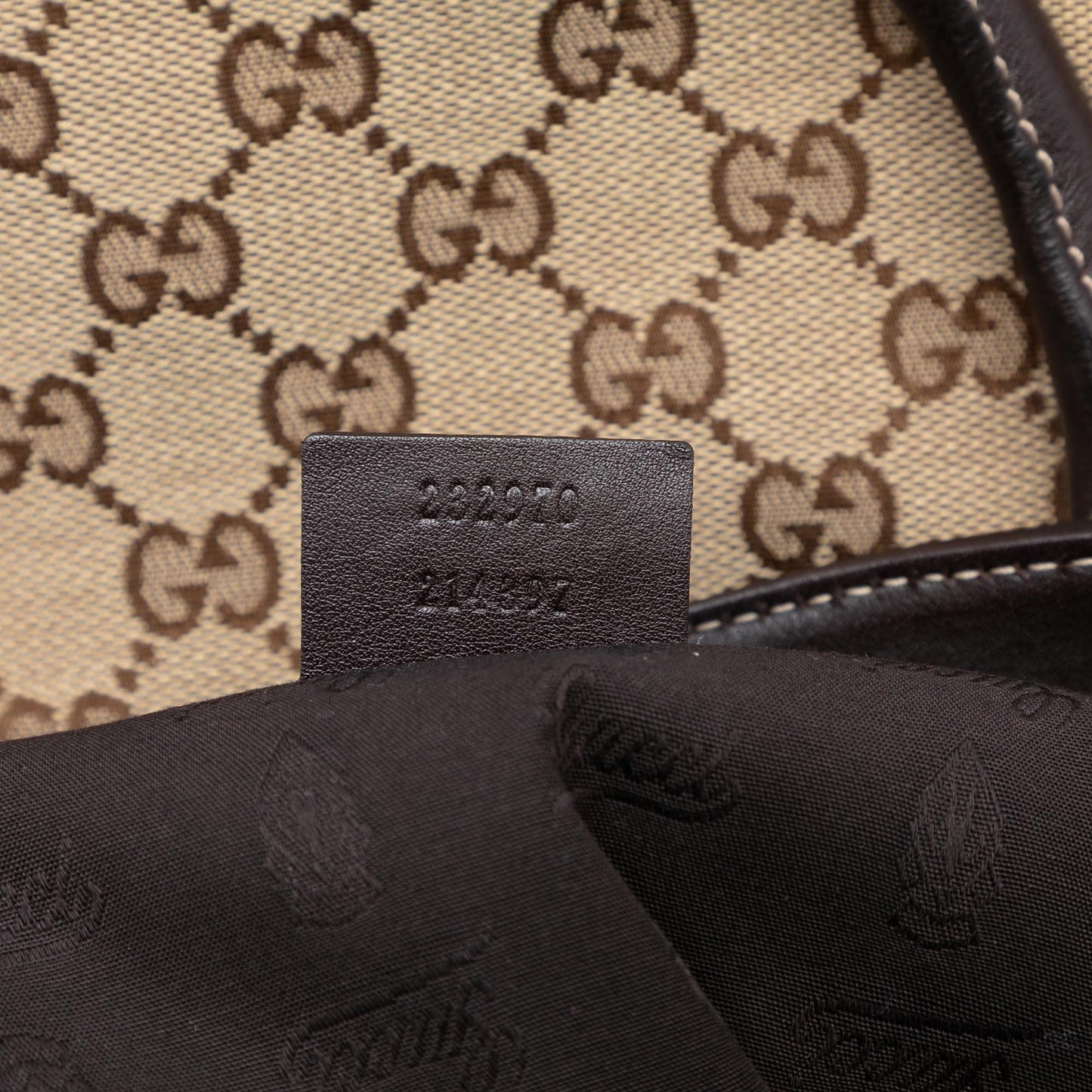 Gucci Medium GG Canvas Web Match Ball Tote