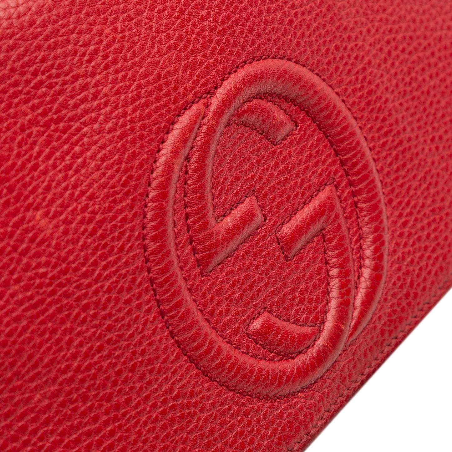 Gucci Medium Leather Soho Chain Flap Crossbody