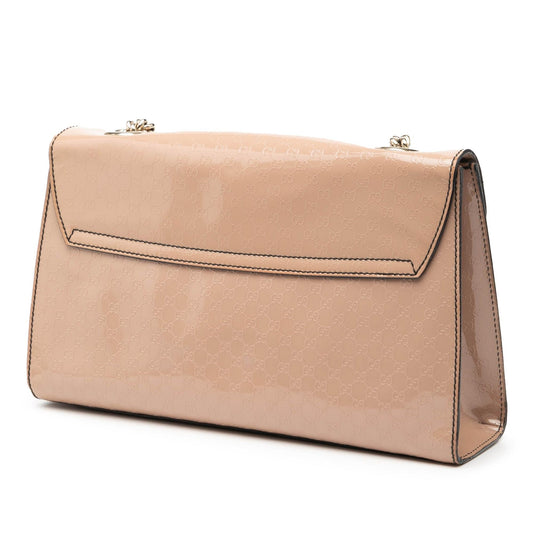 Gucci Medium Microguccissima Patent Emily Shoulder Bag