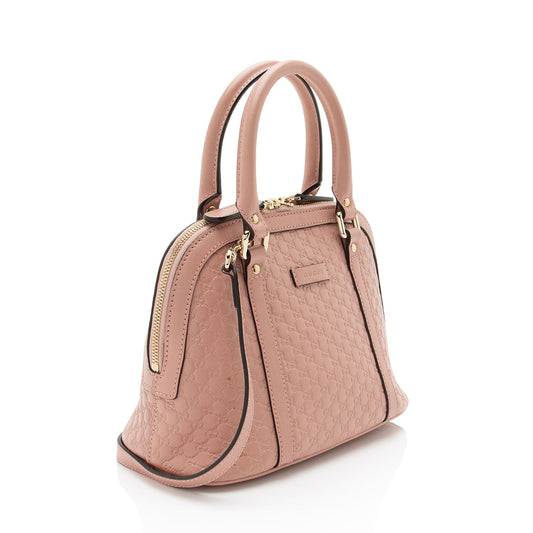 Gucci Microguccissima Leather Dome Small Satchel