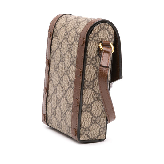Gucci Mini GG Supreme Horsebit 1955 Crossbody