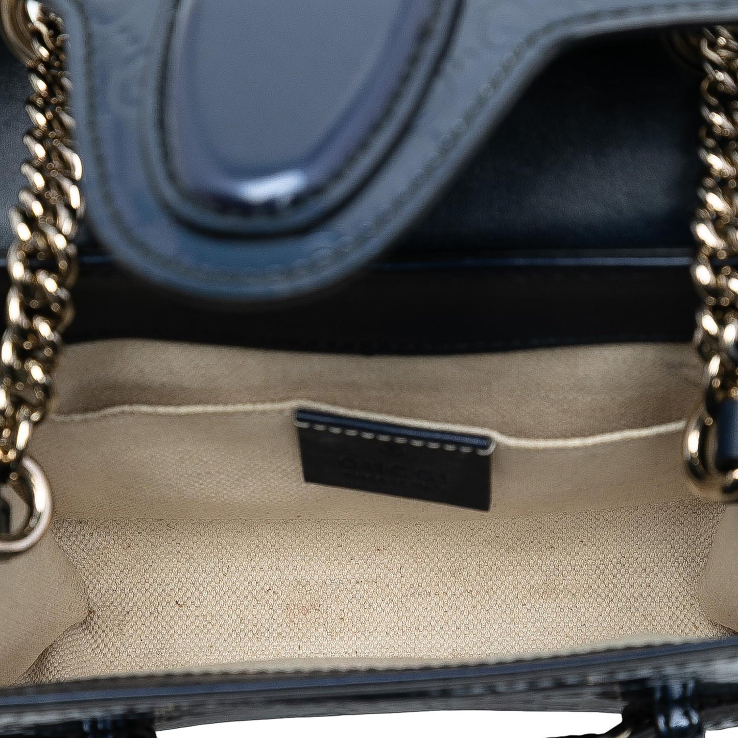 Gucci Mini Patent Guccissima Emily Crossbody