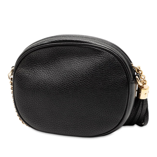Gucci Mini Pebbled Calfskin Soho Chain Crossbody