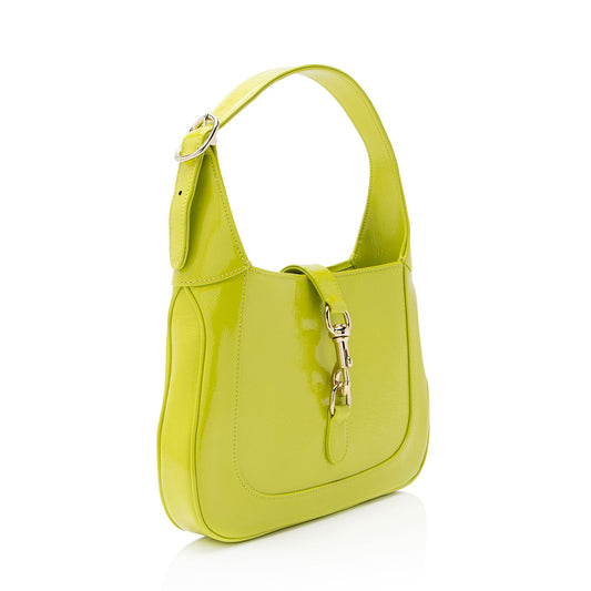Gucci Patent Leather Jackie Small Shoulder Bag