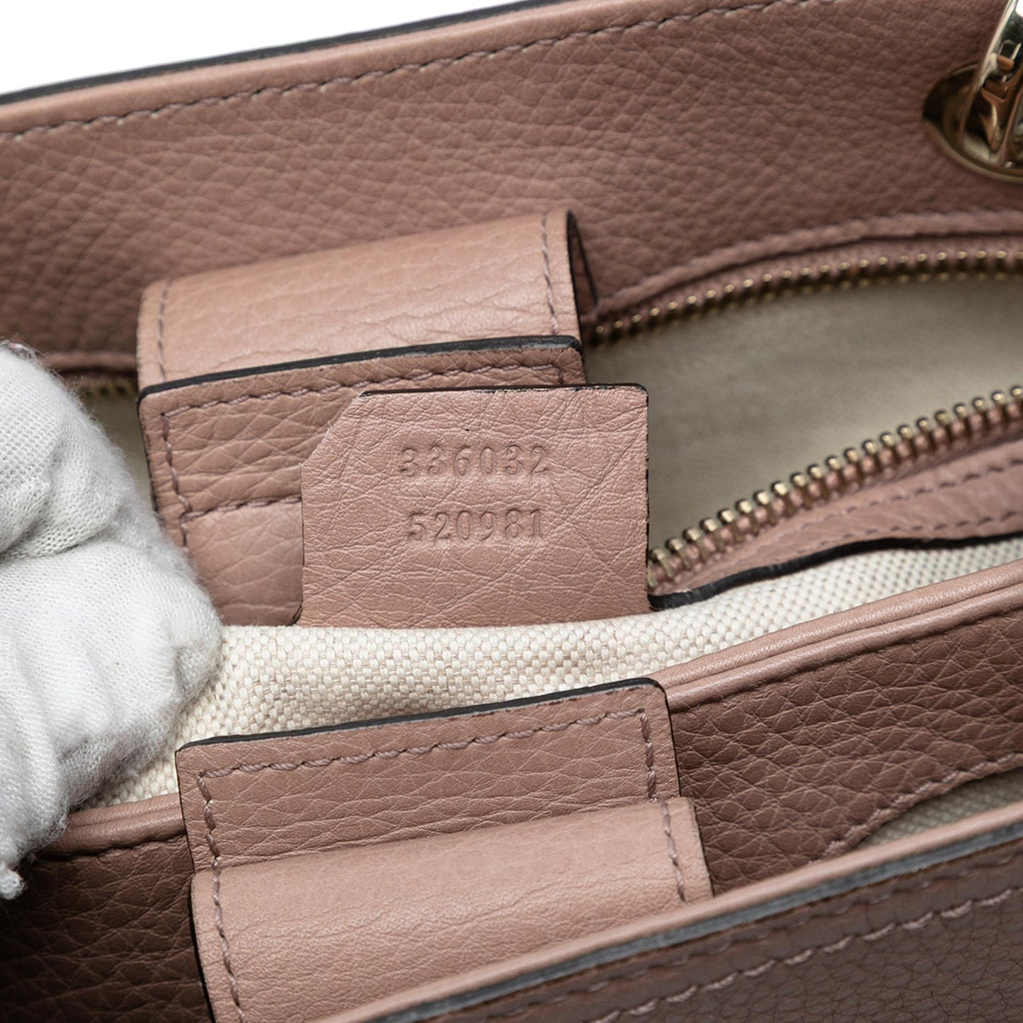 Gucci Small Calfskin Bamboo Shopper Satchel