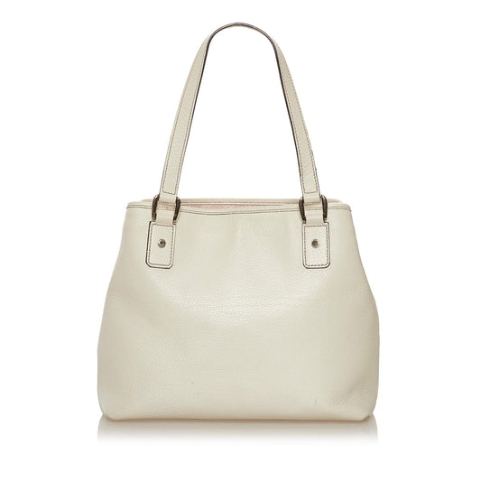 Gucci Small D-Ring Leather Tote Bag (SHG-34403)
