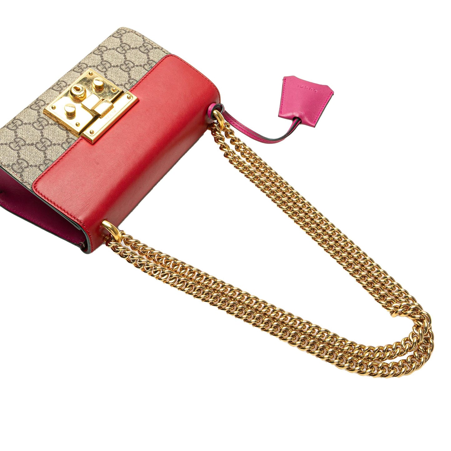 Gucci Small GG Supreme Padlock Crossbody