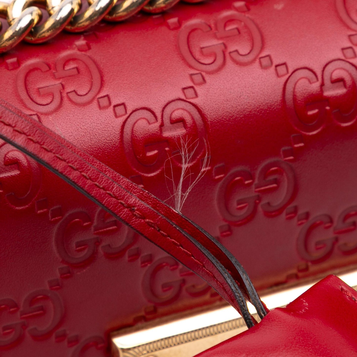 Gucci Small Guccissima Padlock Crossbody
