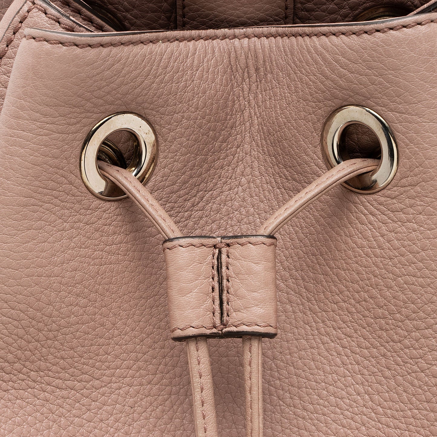 Gucci Small Pebbled Calfskin Soho Drawstring Backpack