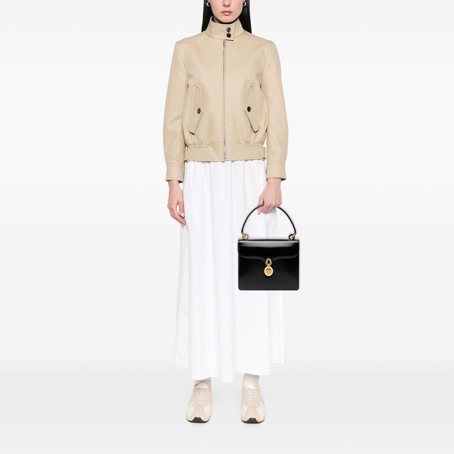 Gucci Smooth Leather Top Handle Bag