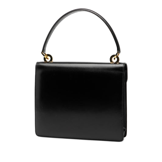 Gucci Smooth Leather Top Handle Bag