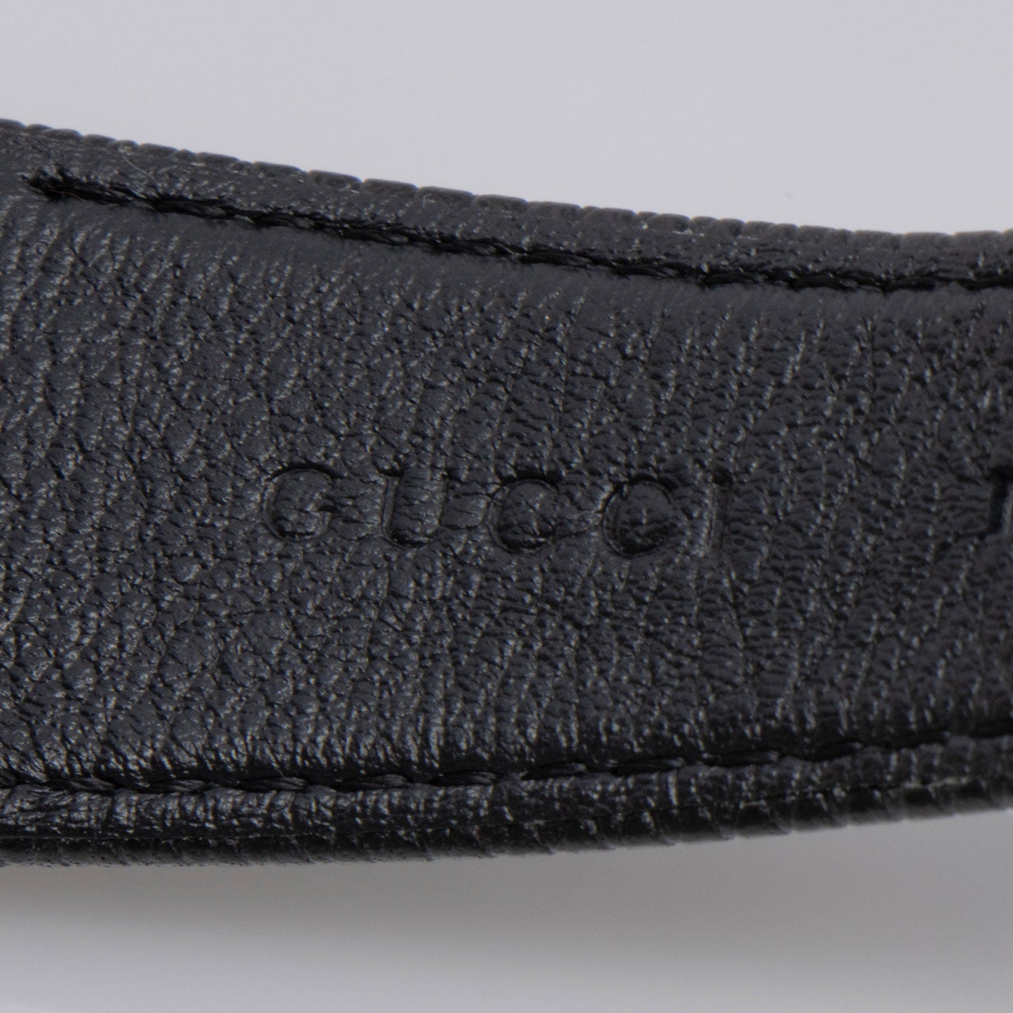 Gucci Stainless Steel Embossed Calfskin 25H Watch