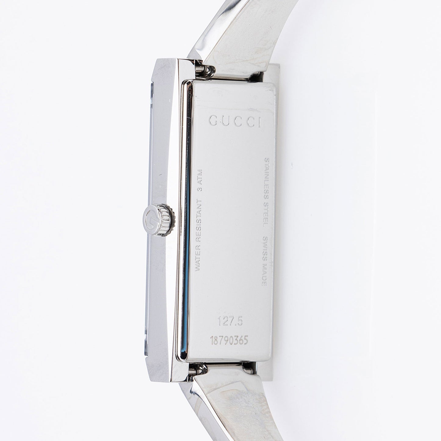 Gucci Stainless Steel G-Frame Horsibit 127.5 Watch