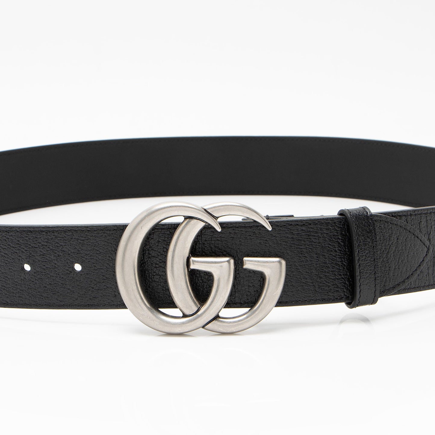 Gucci Textured Leather GG Marmont Belt - Size 38 / 95