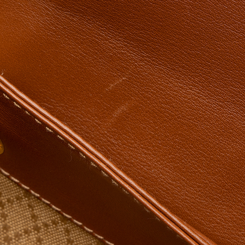 Gucci Vintage Leather Bamboo Backpack (SHF-19555)