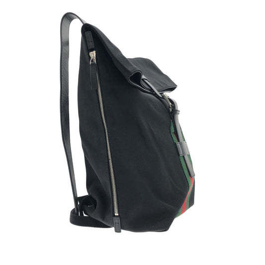 Gucci Web Fold Over Techno Backpack (SHG-0Uyhhq)