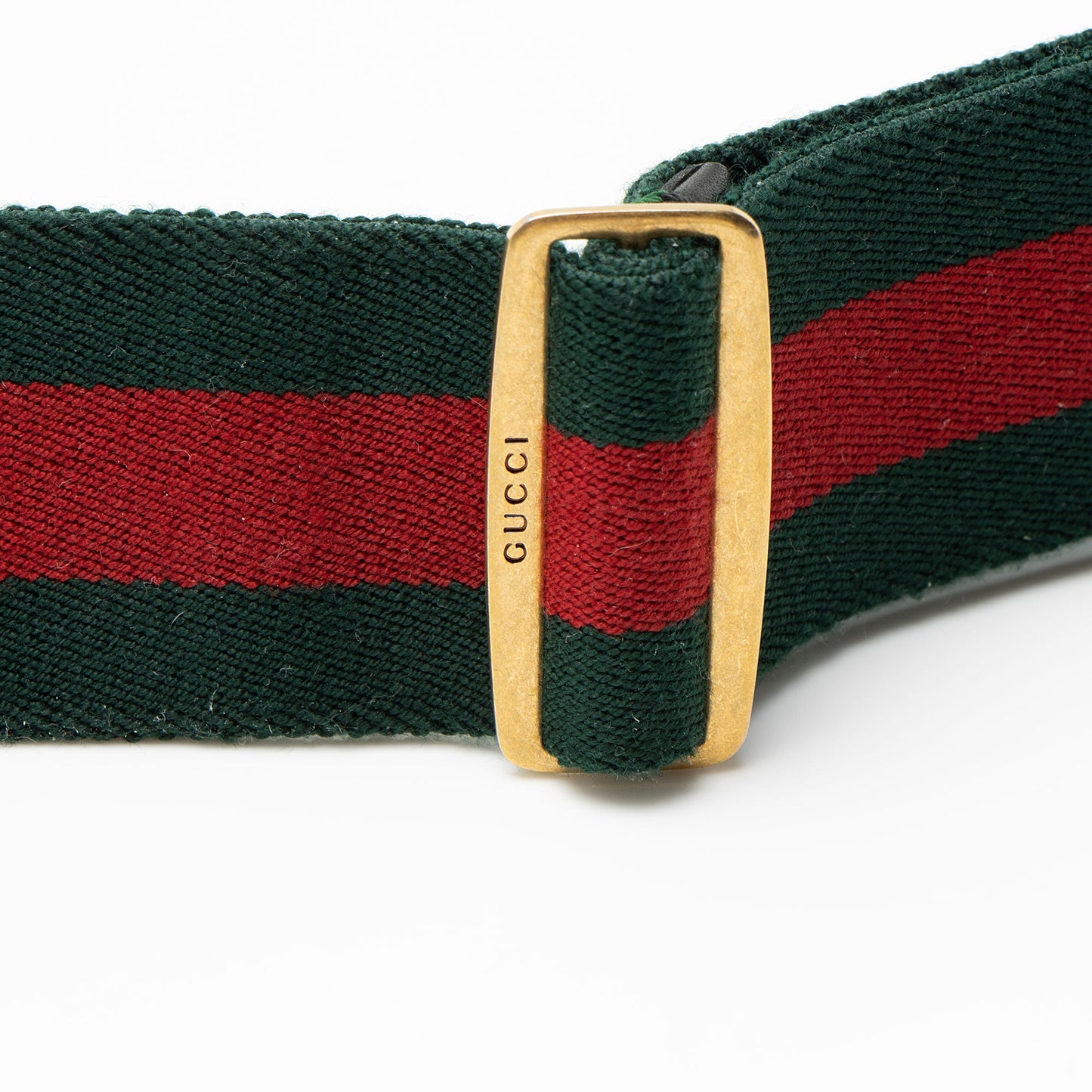 Gucci Web Queen Margaret Bee Belt - Size 40 / 100