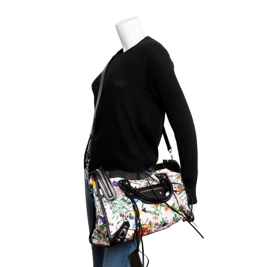 Gucci X Balenciaga The Hacker Project Flora Medium Neo Classic Bag