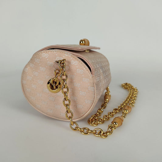 Luxury Gucci Trending 2025 Luxury Gucci Trending 2025 vintage Bamboo shoulder bag in pink GG canvas - '10s