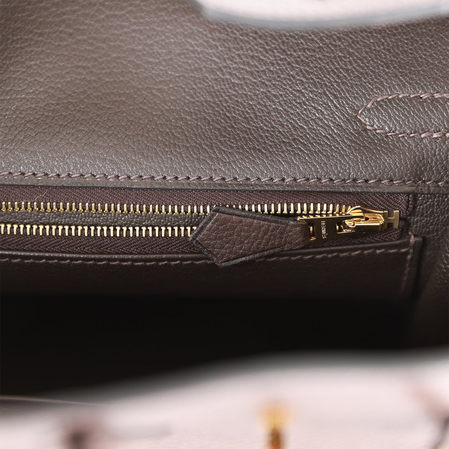 Luxury Hermes Birkin 25 Ebene Barenia Faubourg Gold Hardware