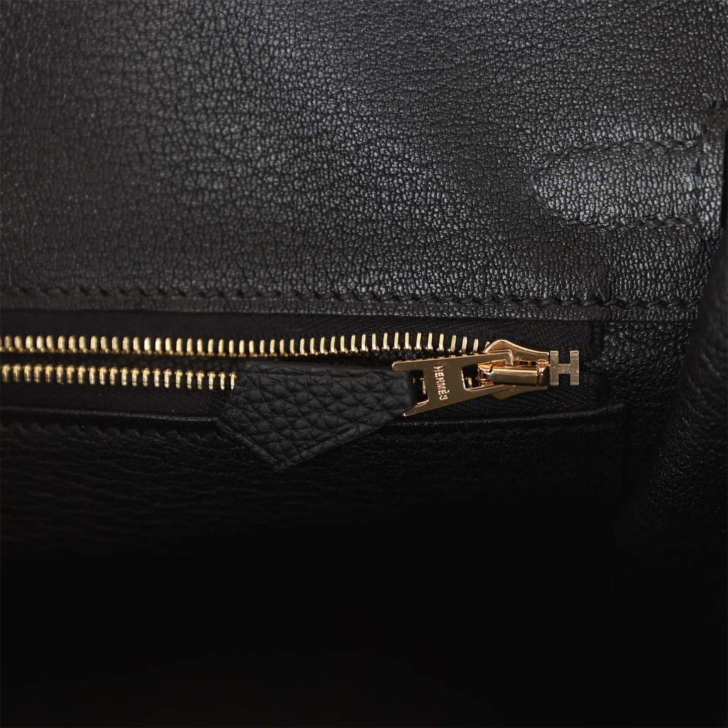 Luxury Hermes Birkin 25 Black Togo Rose Gold Hardware