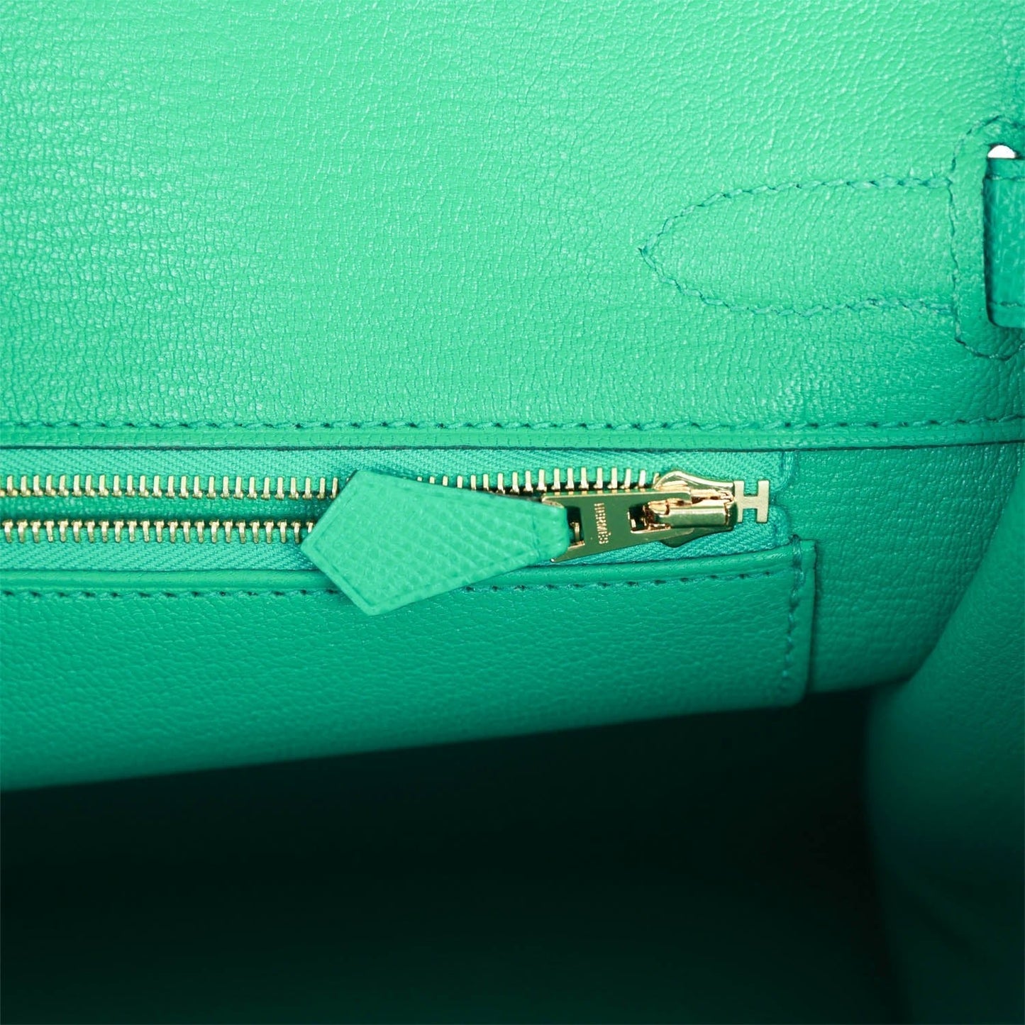 Luxury Hermes Birkin 30 Vert Jade Epsom Gold Hardware