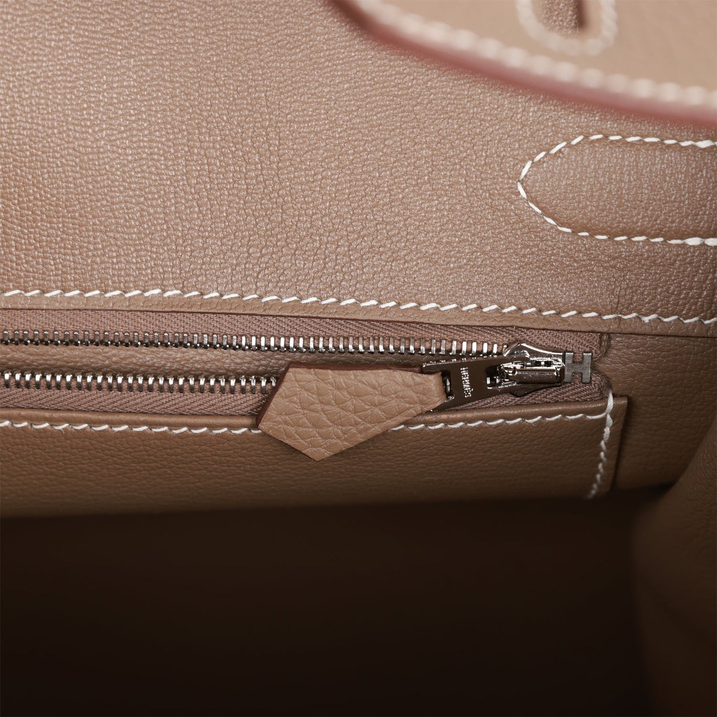 Luxury Hermes Birkin 30 Etoupe Togo Palladium Hardware