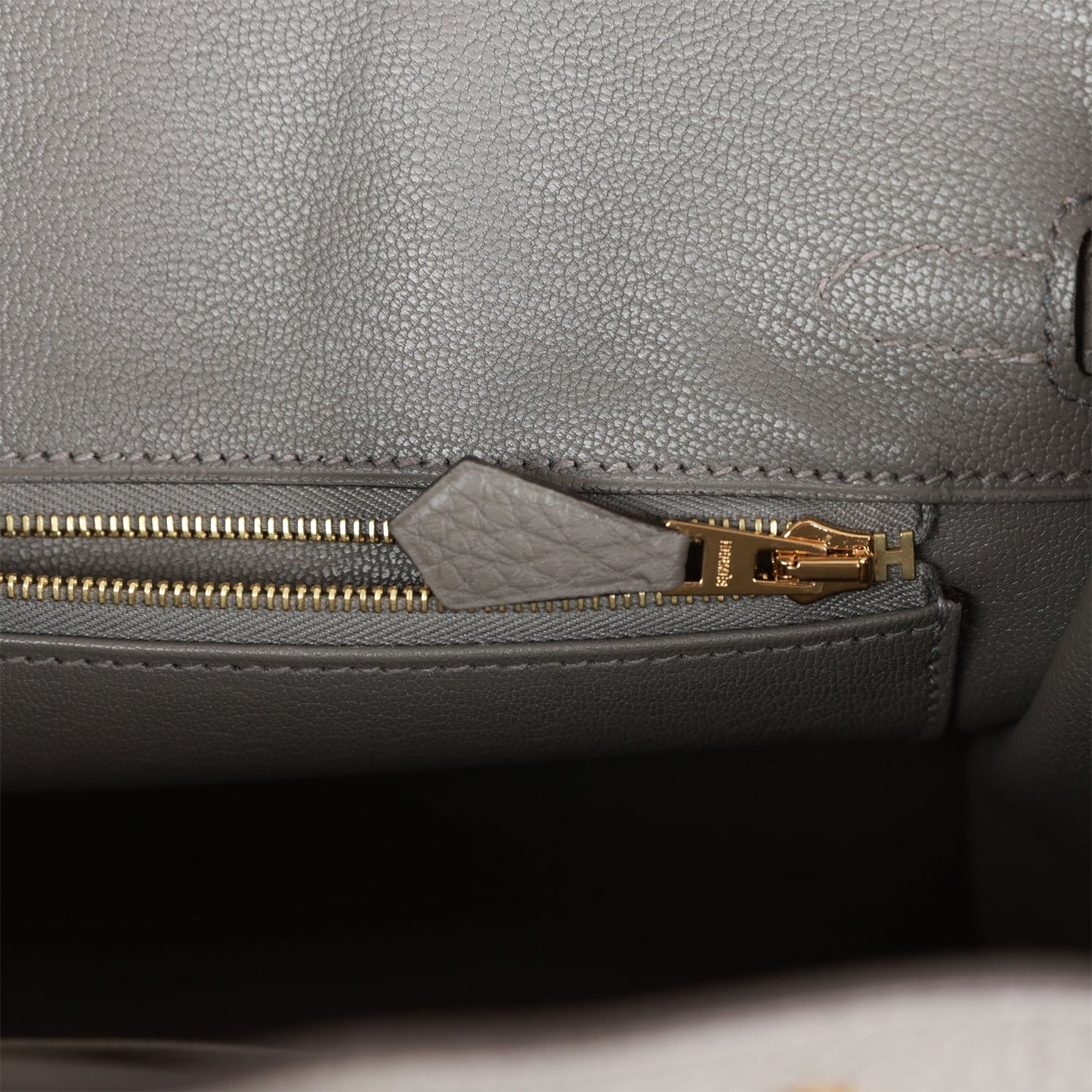 Luxury Hermes Birkin 25 Gris Meyer Togo Gold Hardware