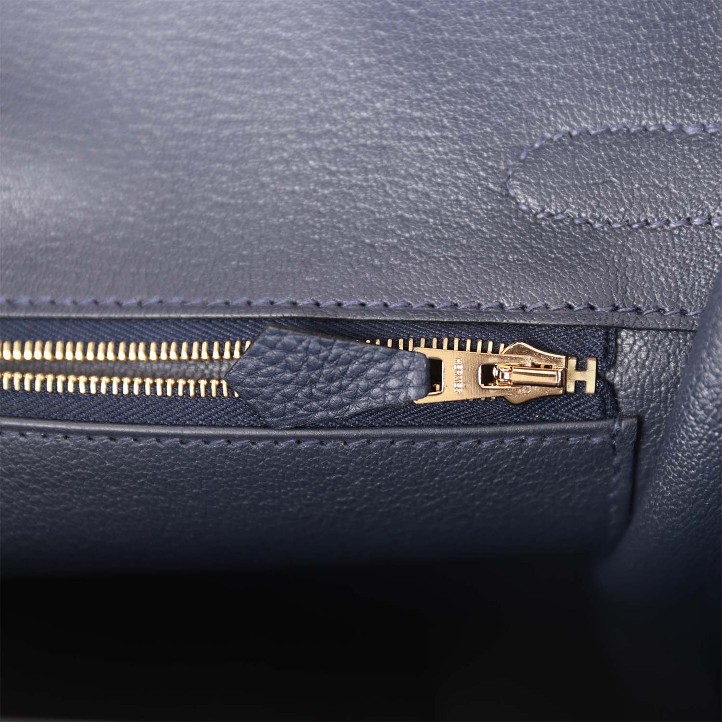Luxury Hermes Birkin 30 Bleu Nuit Togo Gold Hardware